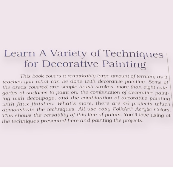 CLEARANCE ~  Techniques for Beginning Painters Craft Book - Picture 2 of 13